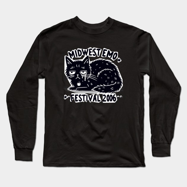 Midwest Emo Festival 2006 Long Sleeve T-Shirt by Dead Galaxy